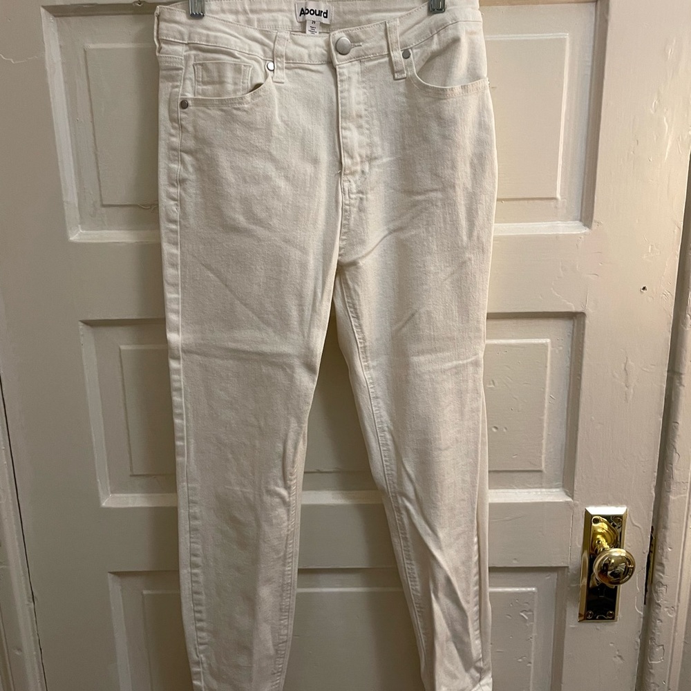 White jeans
